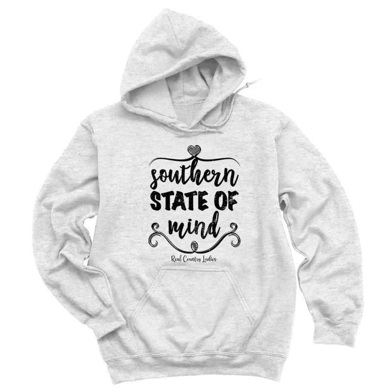 Southern State Of Mind Black Print Hoodies & Long Sleeves