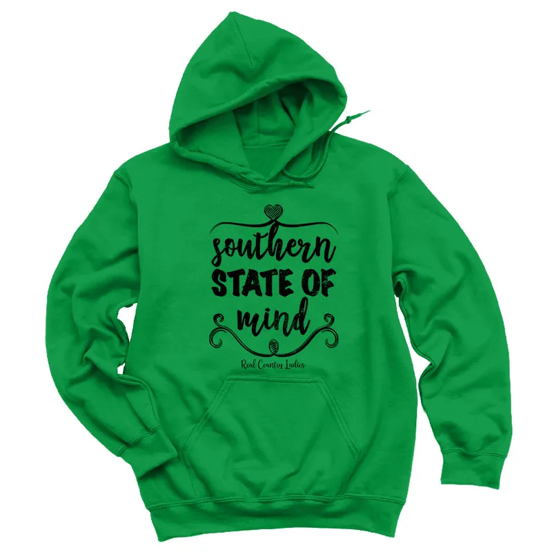 Southern State Of Mind Black Print Hoodies & Long Sleeves