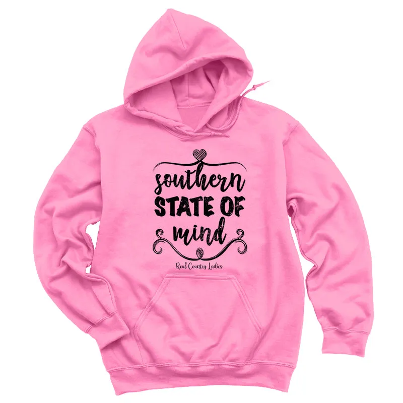 Southern State Of Mind Black Print Hoodies & Long Sleeves