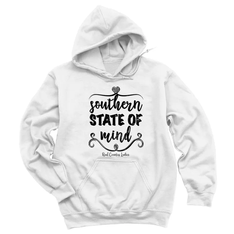 Southern State Of Mind Black Print Hoodies & Long Sleeves