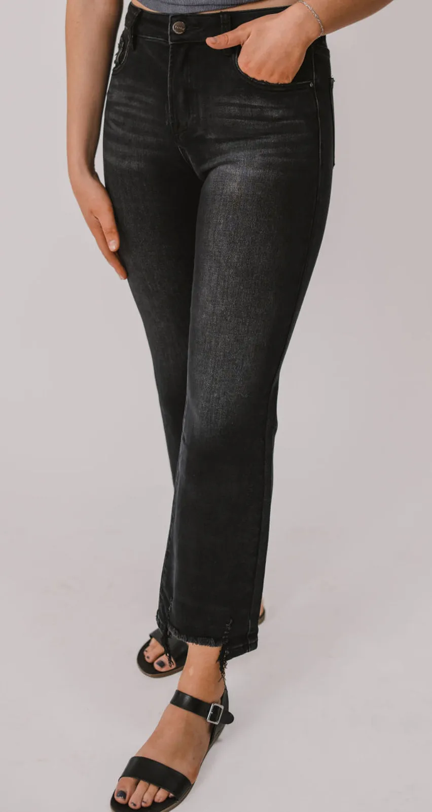 The Black High Rise Relaxed Renee Jeans