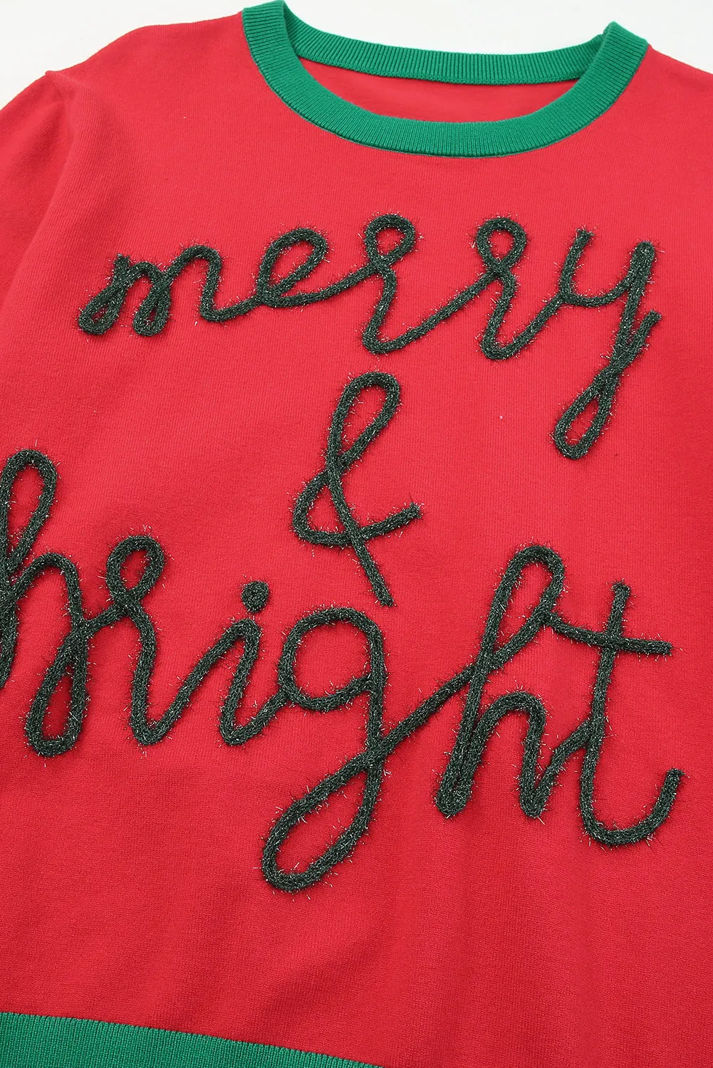 Tinsel Merry & Bright Graphic Sweater