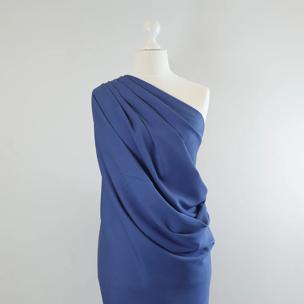 Trieste- Royal Blue Modal, Bamboo and Tencel Woven Fabric Sample