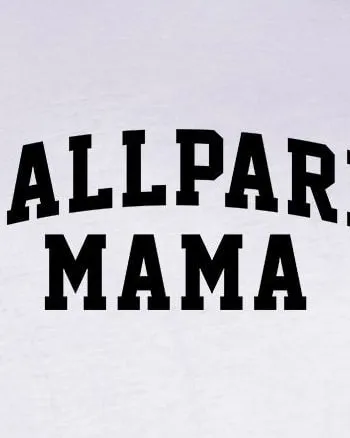 Varsity Ballpark Mama | White