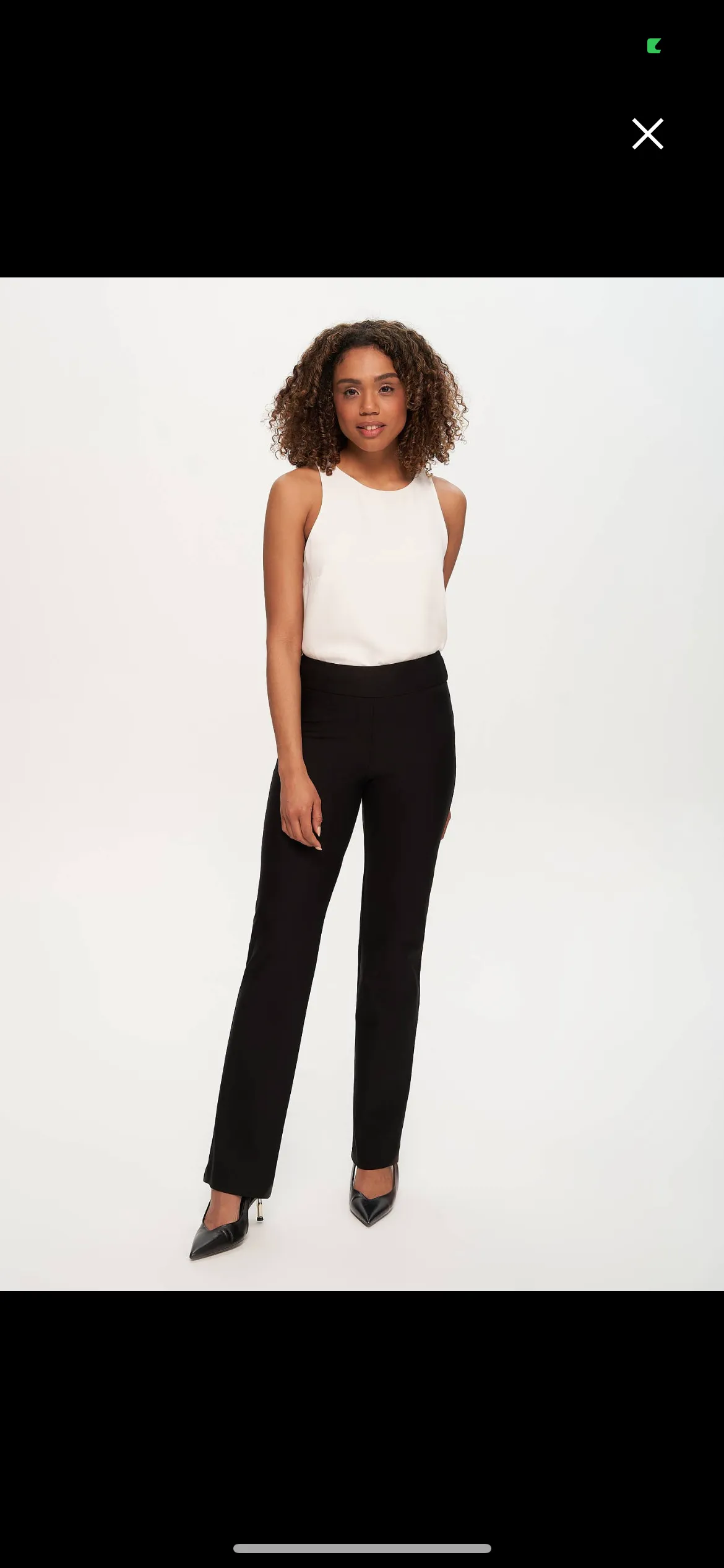 Wide Leg Pant Black