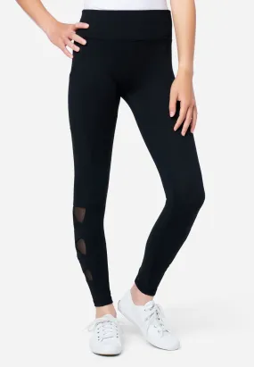 Wide Strap Detail Legging