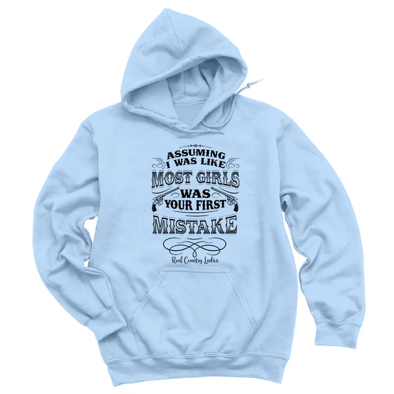 Your First Mistake Black Print Hoodies & Long Sleeves